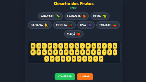 Desafio das Frutas